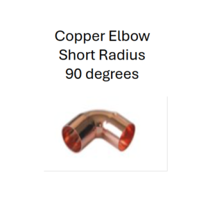 Copper Elbow (Short Radius - 90 degrees)