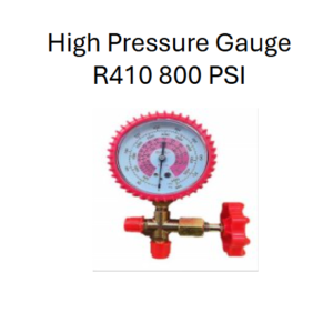 High Pressure Gauge R410 800 PSI (UNIWELD)