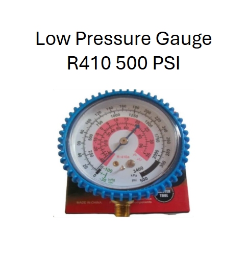Low Pressure Gauge R410 500 PSI (UNIWELD)